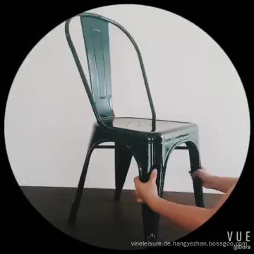 Hochwertiger Großhandelspreis Metallstabile Restaurant Dining Chair